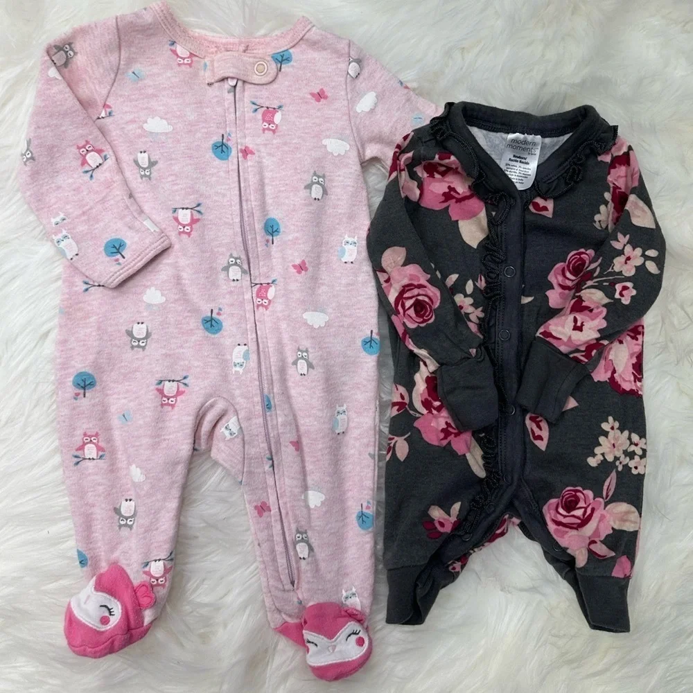 5/$30 Baby Girl Footies Bundle​